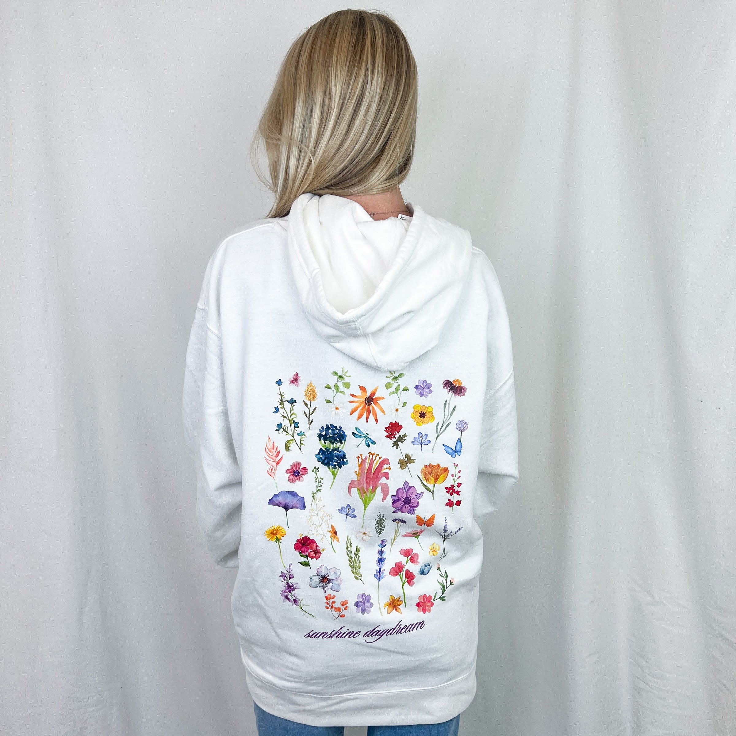 Jersey Shore Flower Hoodie